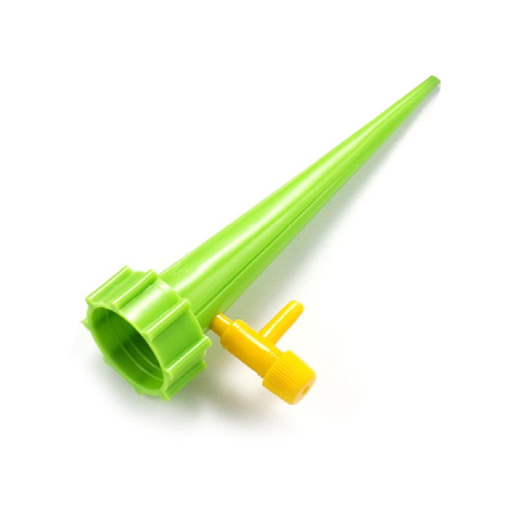 6 Pcs Plant Zelf Automatische Plant Watering Spikes Verstelbare Stakes Irrigatiesysteem Plant Watering Apparaat Voor Kamerplant: 1pcs Green