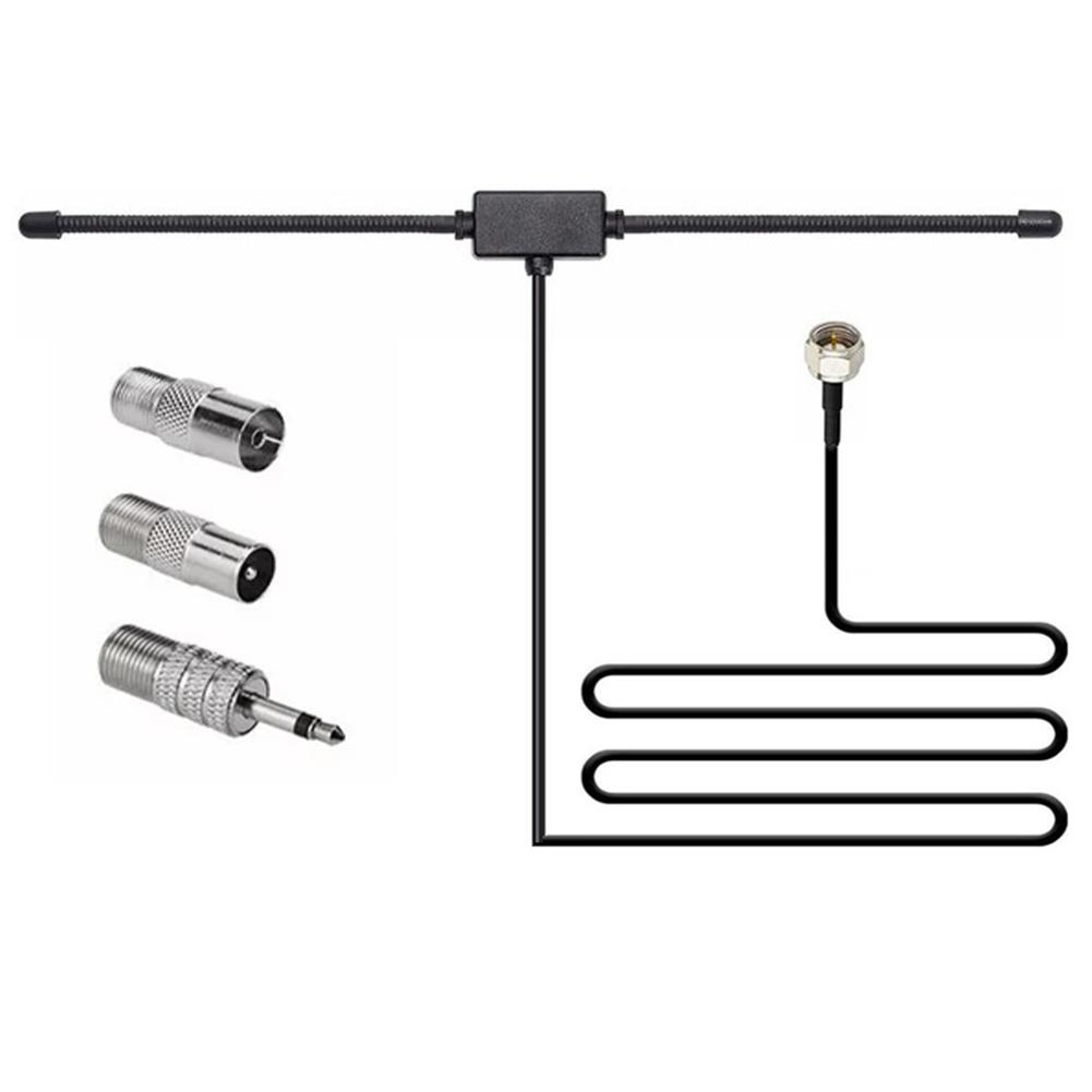Fm Dipole Antenna For Stereo Receiver 75ω Car Fm Tv Radio Radio Station F Female To Tv3.5 Mono Fm Radio Antenna A1m1: Default Title
