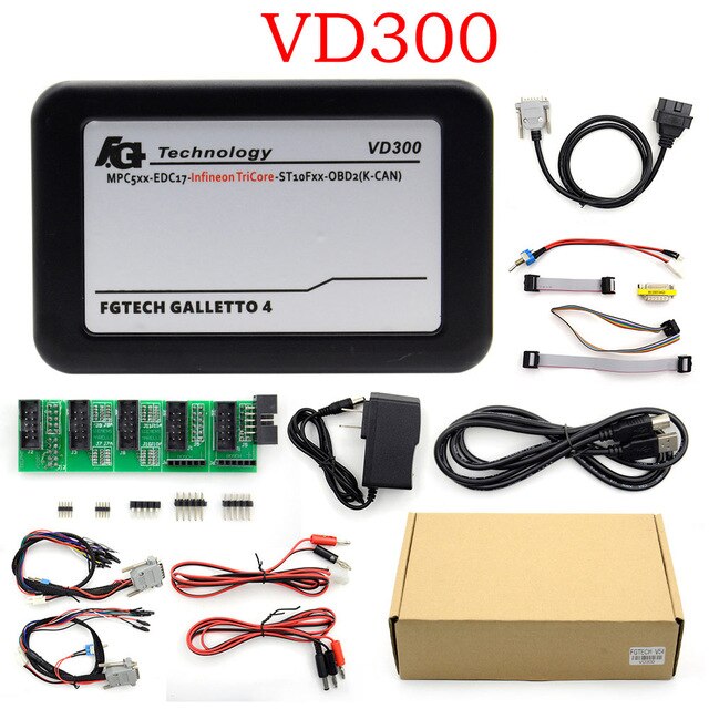 FGtech VD300 V54 0386 0475 Galetto 4 Scanner de Code maître outil de réglage de puce ECU FG Tech v54 BDM-TriCore OBDII Support BDM: vd300