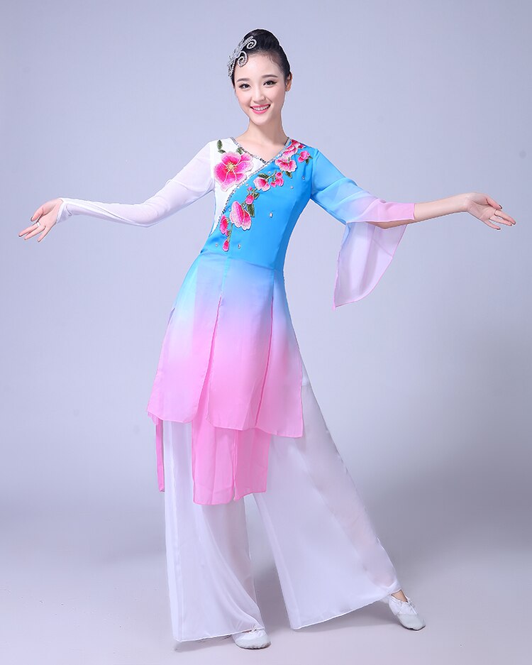 Hanfu vrouwen traditionele chinese dans kostuum danser kostuum oude chinese kostuum hanfu jurk chinese kostuum yangko