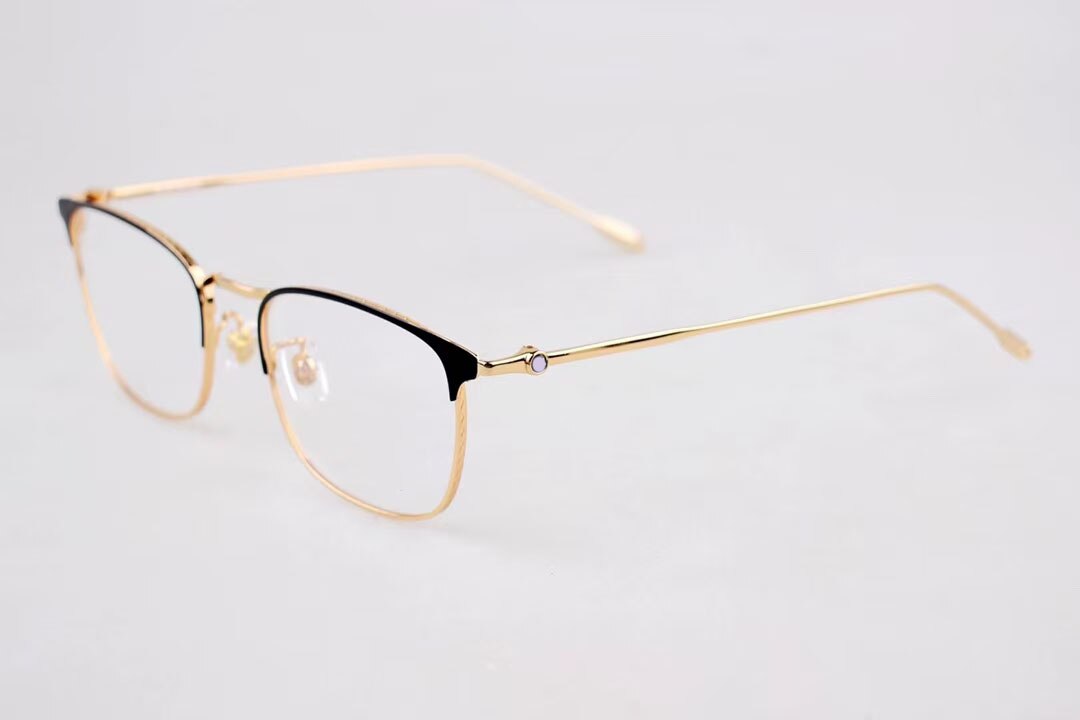 Monture de lunettes de vue carrée très légère, nouvel arrivage, , , MB0192O: Black Gold