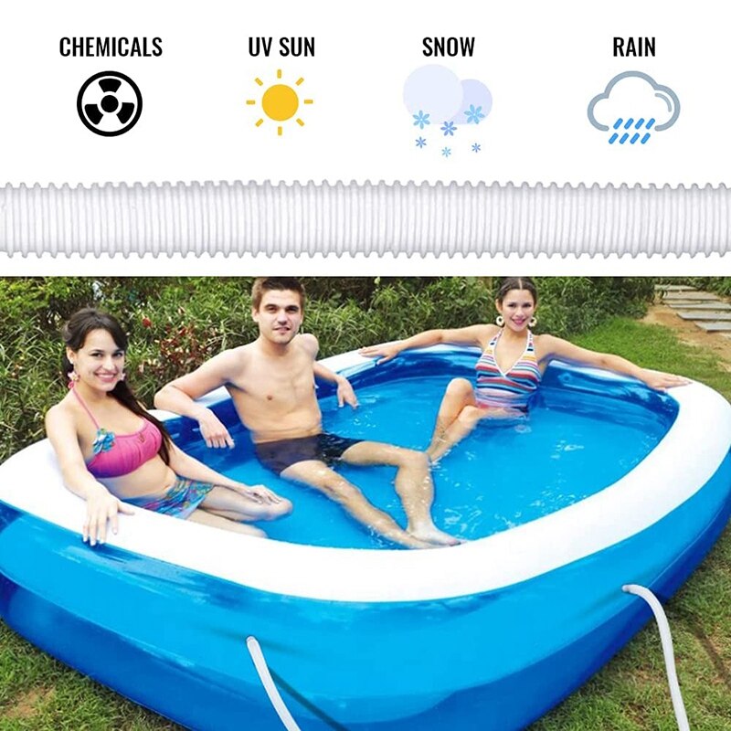 Swimming Pool Replacement Hose Metal Clamp,for Ground Swimming Pool,Replacement Hose for Intex 330 GPH,530 GPH,1000 GPH