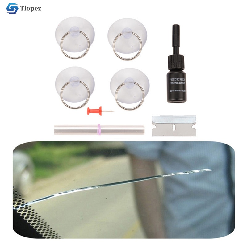 Car Windshield Repair Kit Glass Windscreen Restore Repairing Tools Set Big Chip Crack Repairing Car Auto Kit car accessories