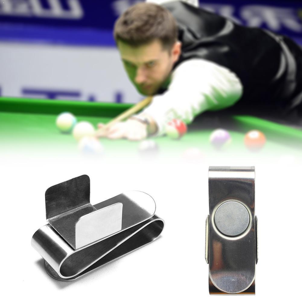 Portable Billiards Strong Magnetic Accessories Tool S-type Steel Snooker Chalk Clip Billiard Accessories