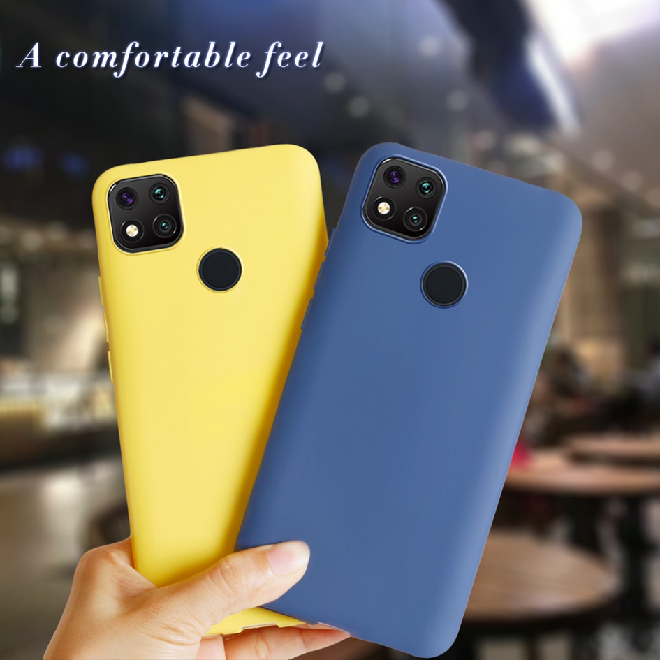 Para Xiaomi Redmi 9C NFC 10A 10C silicona caramelo TPU funda de teléfono Simple para Redmi 10C 9A 10A 9C nfc Fundas