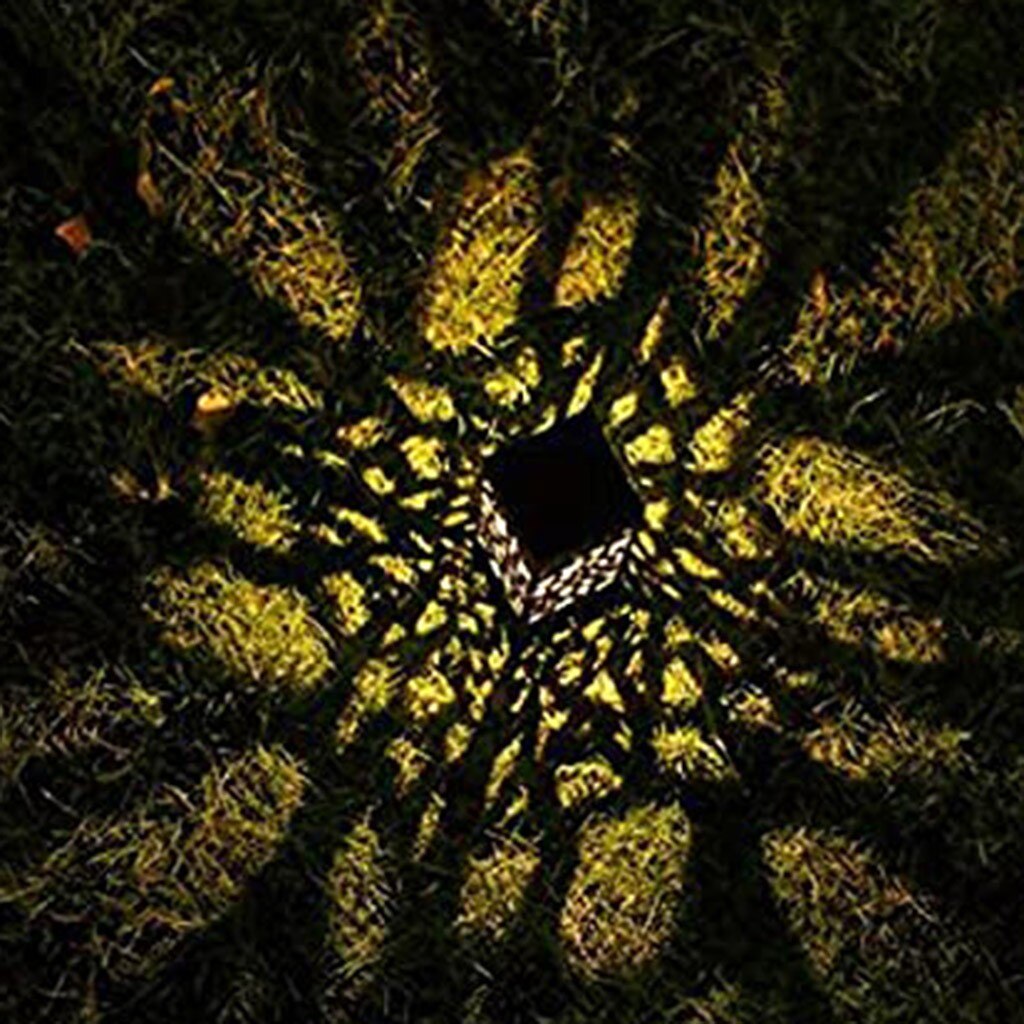 8pc Solar Lawn Light Decoration Garden Hollow Lawn Lamp Outdoor Soalr Garden Lights Pathway Light Waterproof Garden Solar Led #3