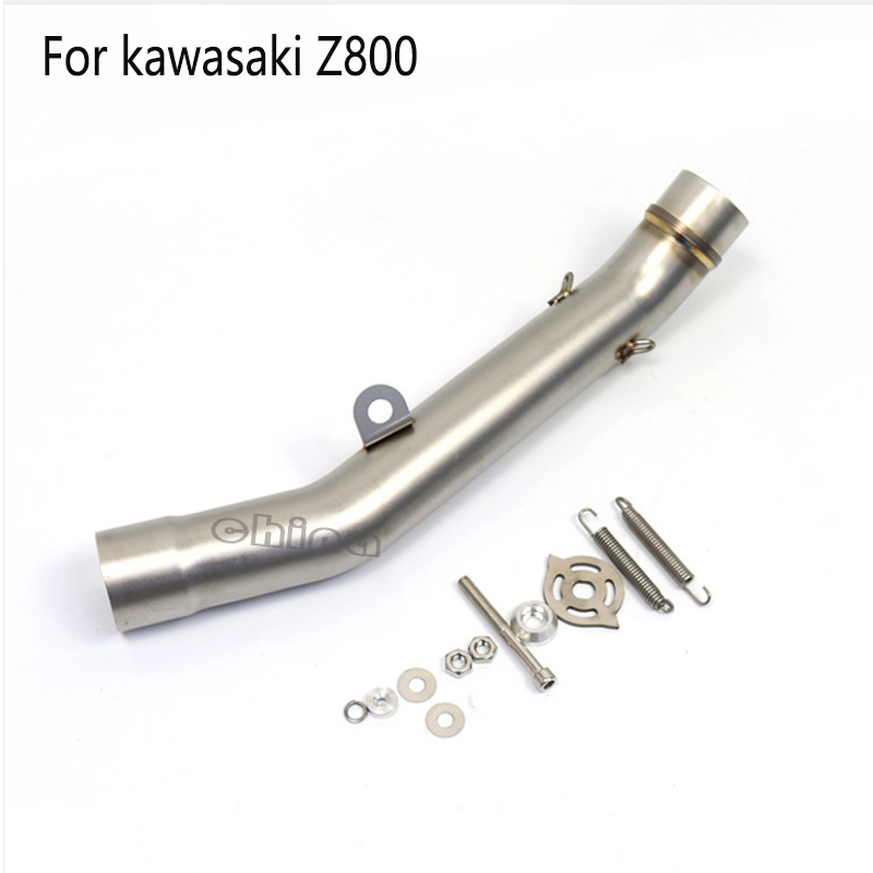 Ligne d&#39;échappement avec Tube collecteur central, adaptateur de 51MM, pour KAWASAKI Z750 Z 750 2004 - Z800 Z 800 -: A Z800