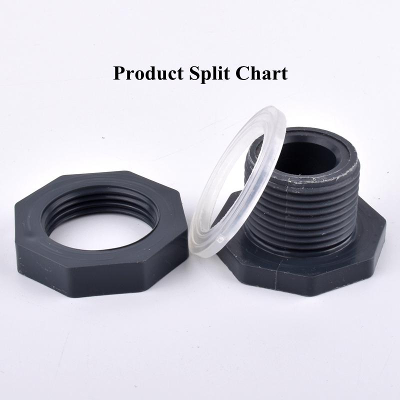 20 ~ 50mm Connettore per tubo in PVC nero Tubo UPVC Gomo per acqua da
