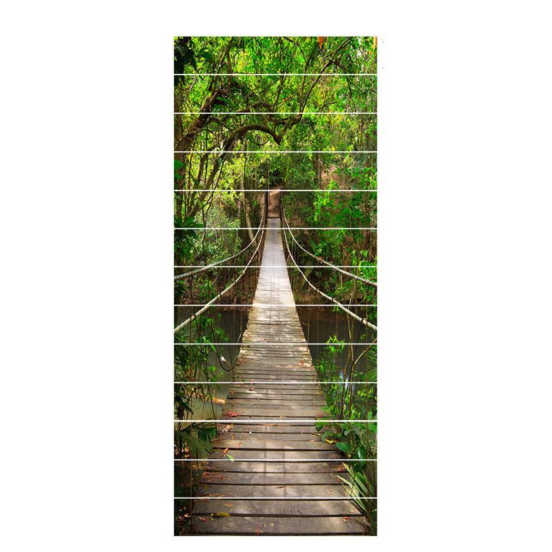 13pcs/set 3D Staircase Stair Riser Floor Sticker Stair Sticker Waterproof Self-adhesive PVC Staircase Sticker For Stairway Decor: H