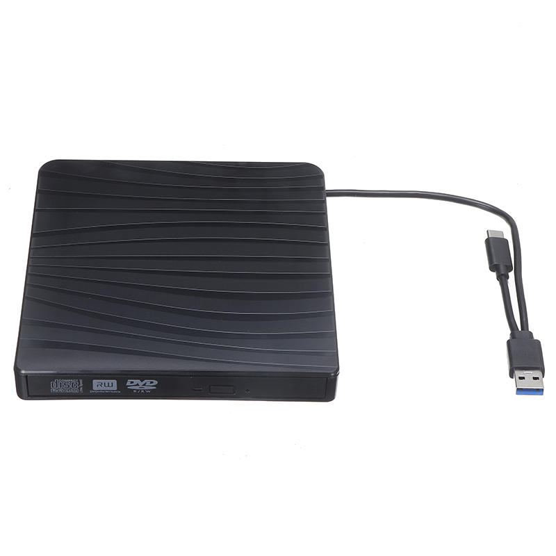 Puhiks-Unidad óptica multifuncional para ordenador portátil, dispositivo delgado externo con USB 3,0, grabador de DVD/CD, 1 unidad