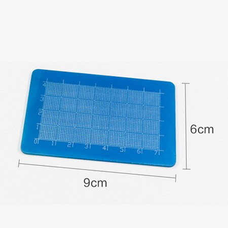 Plaque de mesure en silicone pour prothèse nasale, plaque de coupe, pour cartilage côtelé, pour rhinoplastie: Rouge