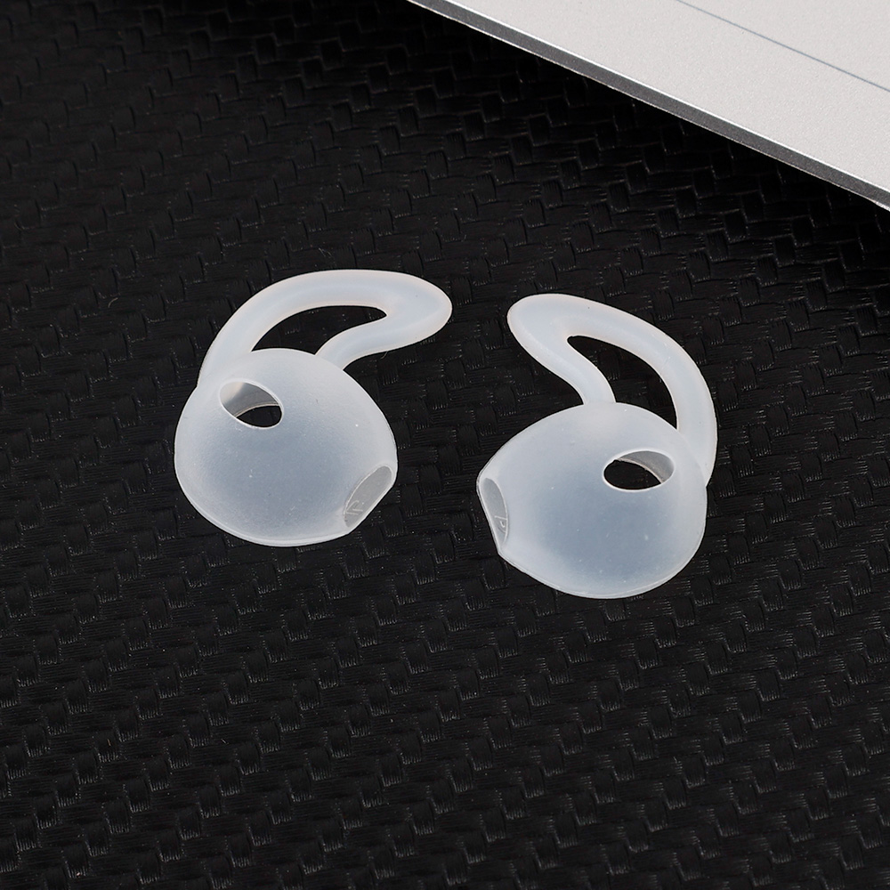 6/1 Paar In-Ear-Ohrstöpsel aus weichem Silikon für Airpods, schützende Ohrpolster, Kopfhörer-Cup-Ohrpolster mit Anti-Rutsch-Ohrbügel: S / Olive