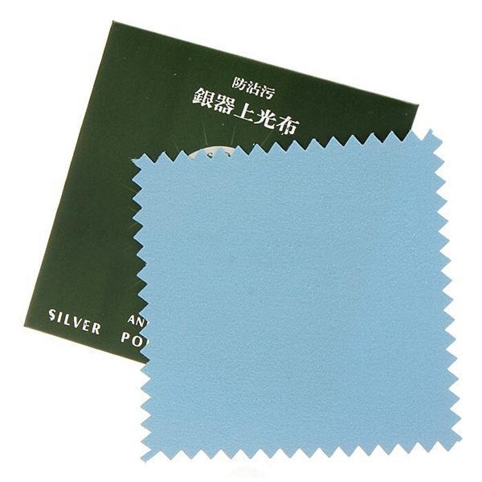 1/5 pièces polonais tissu au détail de bijoux polissage polissage polissage outil propre bijoux nettoyant chiffon