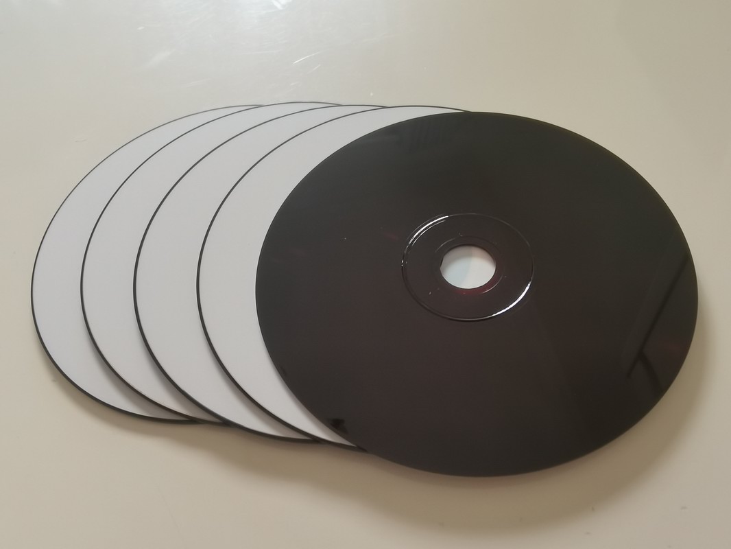Schwarze Musik-CD-Leerscheibe, leere CD-R-Scheiben, beschreibbar, 700 MB, 80 MIN, 52 x CDR-Scheibe, bedruckbar, 10 Stück