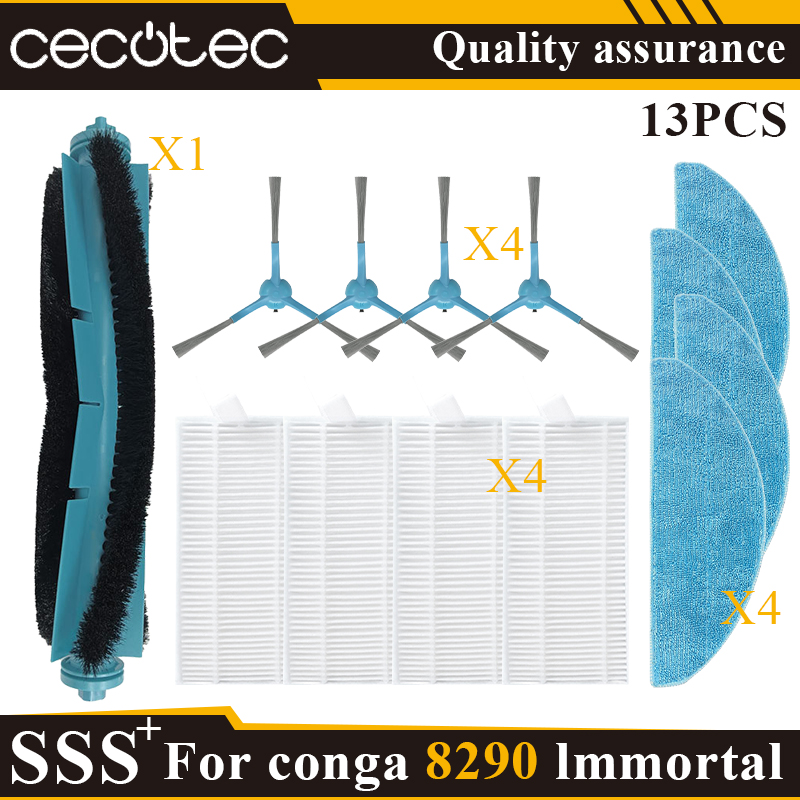 Compatibile con Cecotec conga 8290 immortale/7490 immortale Mocio Filtro di ricambio Accessori Pezzi di ricambio: MULTI