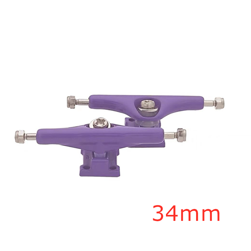 34mm model reverse kingpin finger skateboard truck gribebræt trucks: Grå