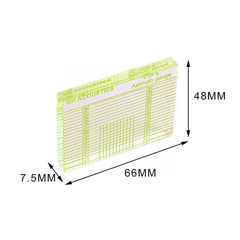 VTA-Regla de ajuste de equilibrio y Azimuth, medidor de discos de vinilo, reproductor de Tonearm, bolsa de Azimuth VTA/cartucho, regla Phono