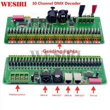 30 Channel DMX 512 RGB Controller 30CH DMX RGB LED Strip Decoder Dimmer Driver DC9V-24V
