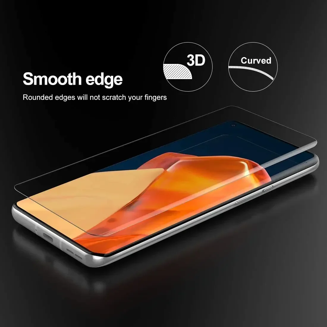 1-3PCS 9H UV Tempered Glass for OnePlus 13 12 11 10 9 8 7 7T Pro Full Surface Coverage Film for OnePlus13 Screen Protector