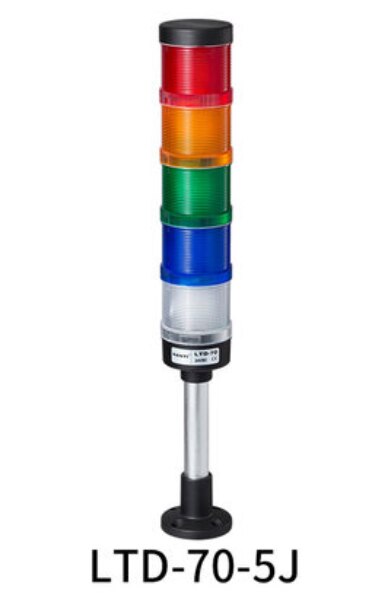 Dia 70mm 24V Red Yellow Green Led Signal Tower Light Multi-Layers Stack Alarm Safety Buzzer Warning Lamp for Industrial Machine