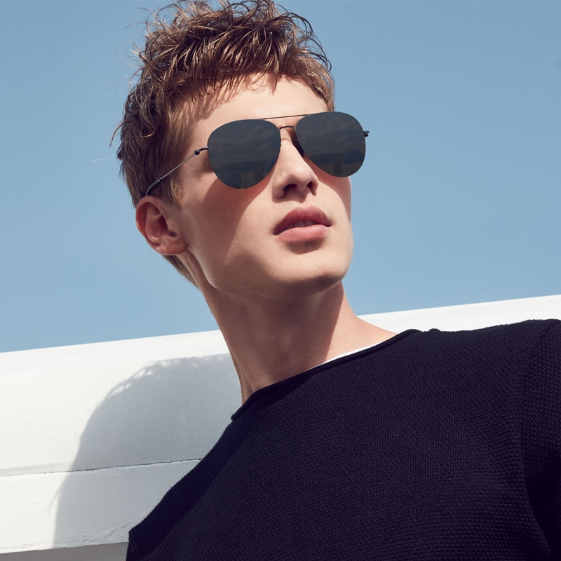 Xiaomi Mijia-gafas de sol polarizadas de nailon, lentes de sol polarizadas a prueba de rayos UV de acero inoxidable, a la