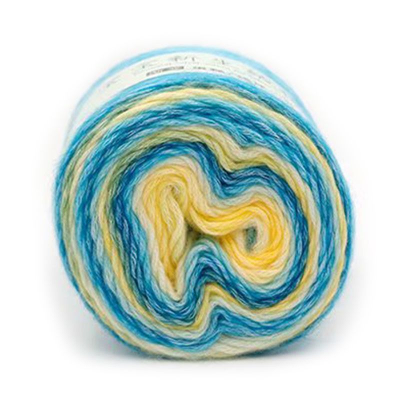100G Regenboog Wollen Garen Diy Hand Geweven Taart Garen Muts Sjaal Trui Verven Garen: 2