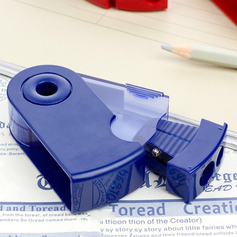 Hole Multifunctional School Office Push Pull Double Pencil Sharpener Single Hole Double Stationery Kawaii Sharpener