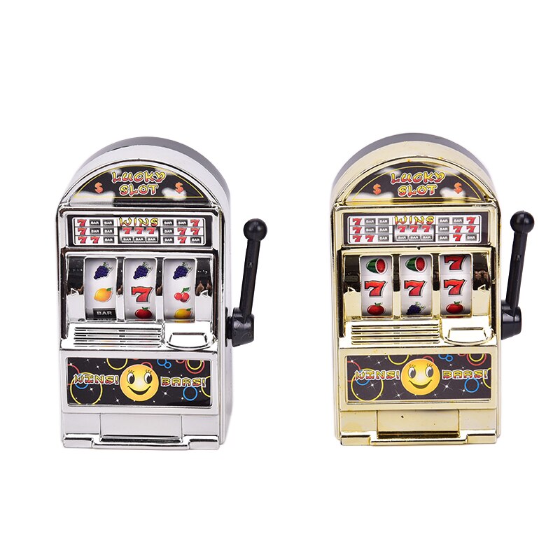 1pc Lucky Jackpot Mini Fruit Slot Machine Fun Birthday Kids Educational Toy 4.5cm*3.7cm*8cm