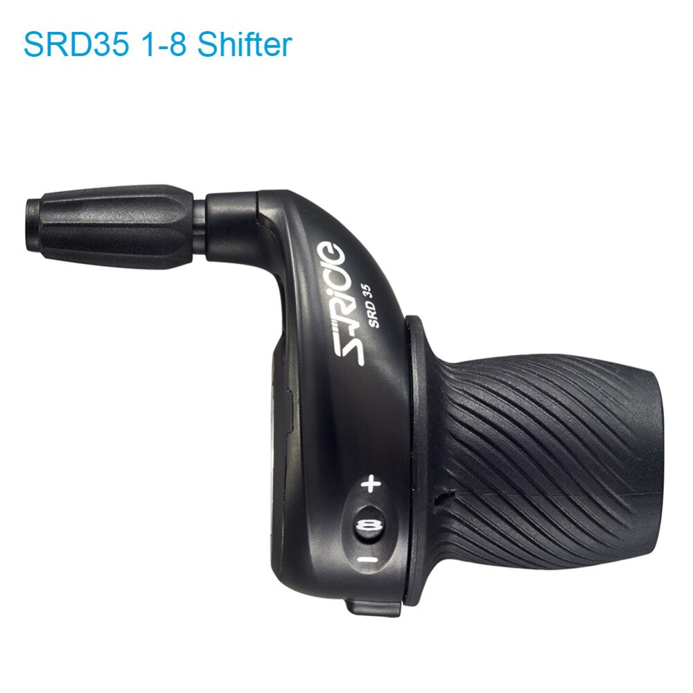 S-Ride MTB Bike 3x8 Speed Twist Shifter Left & Right Twist Grip Gear Shifters Bicycle Derailleur Compatible for Shimano SL-RS25