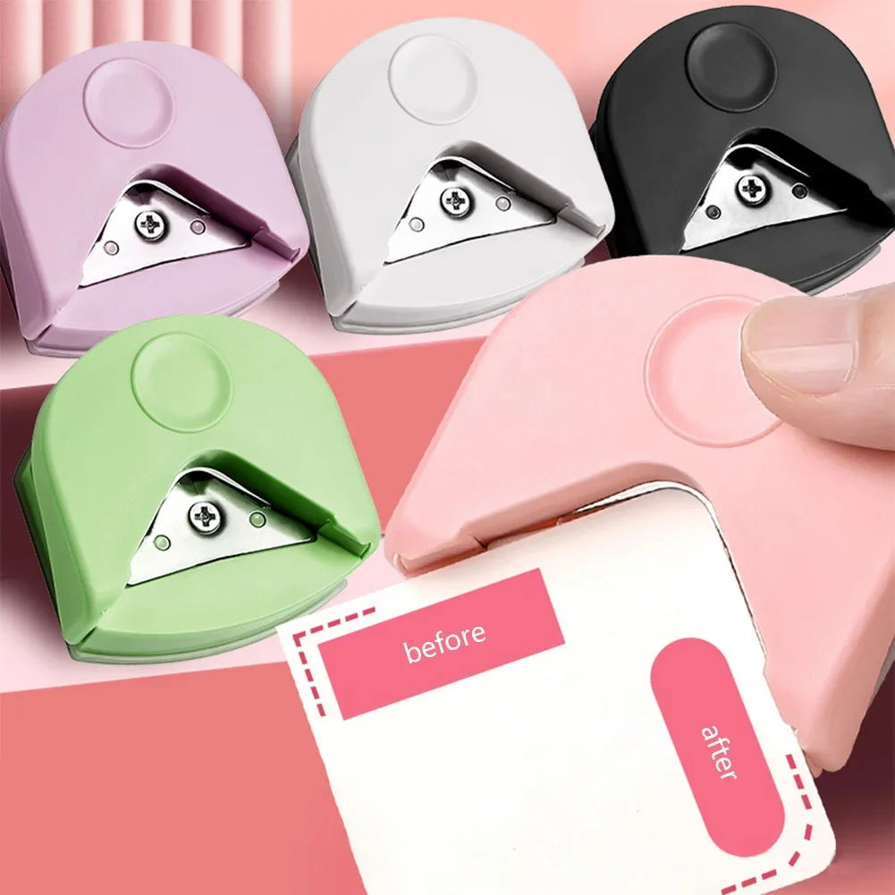 Mini Papier Schneiden Und Abrunden Cutter Ecke Kunststoff PVC Film Maker Maschine Papiere Fotos Karte Trimmer Büro Schule Liefert