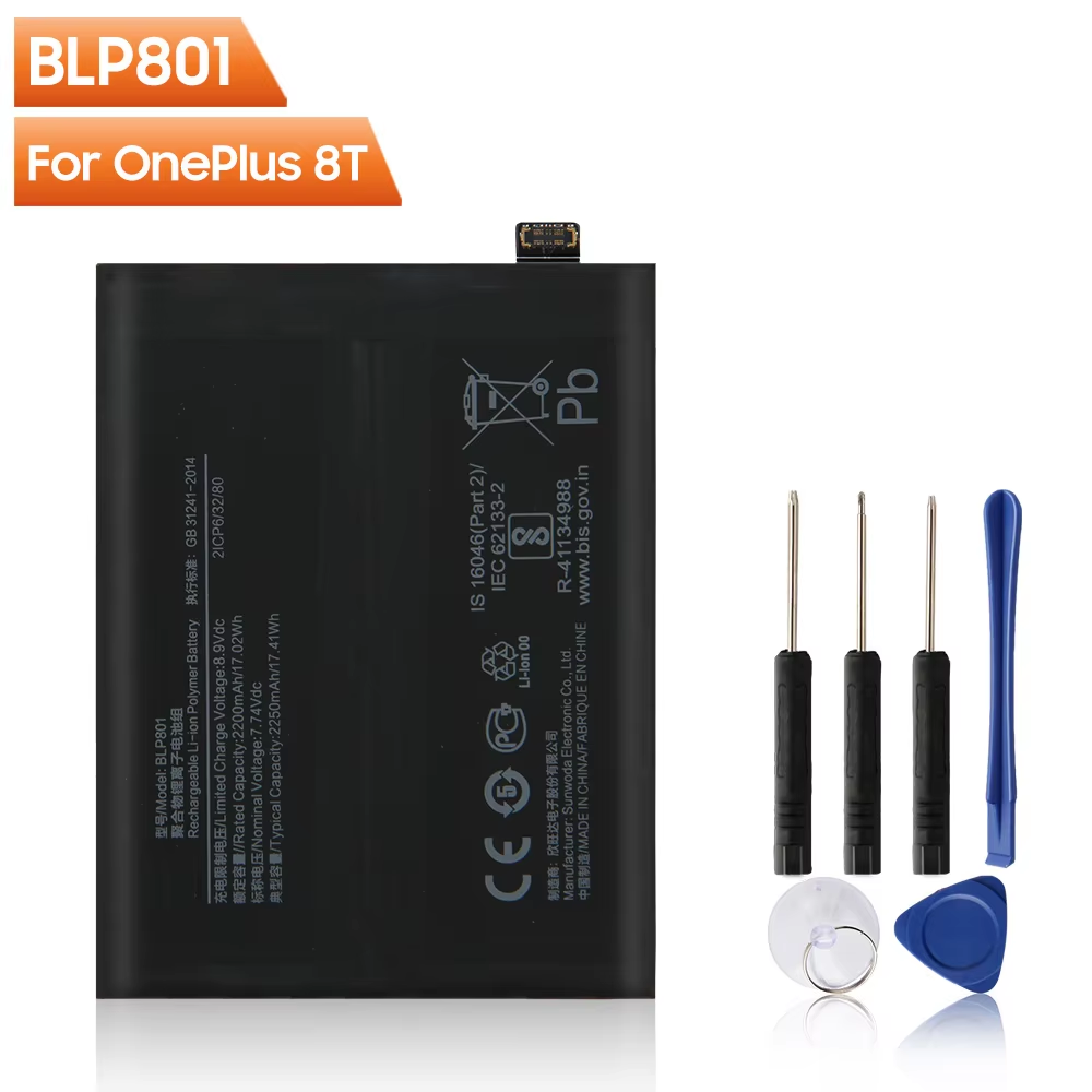 Original Replacement Phone Battery For OnePlus 9 9 Pro 8 8T 8 Pro Nord 5G Nord N10 5G Nord N100 BLP761 BLP759 BLP785 BLP827: For OnePlus 8T