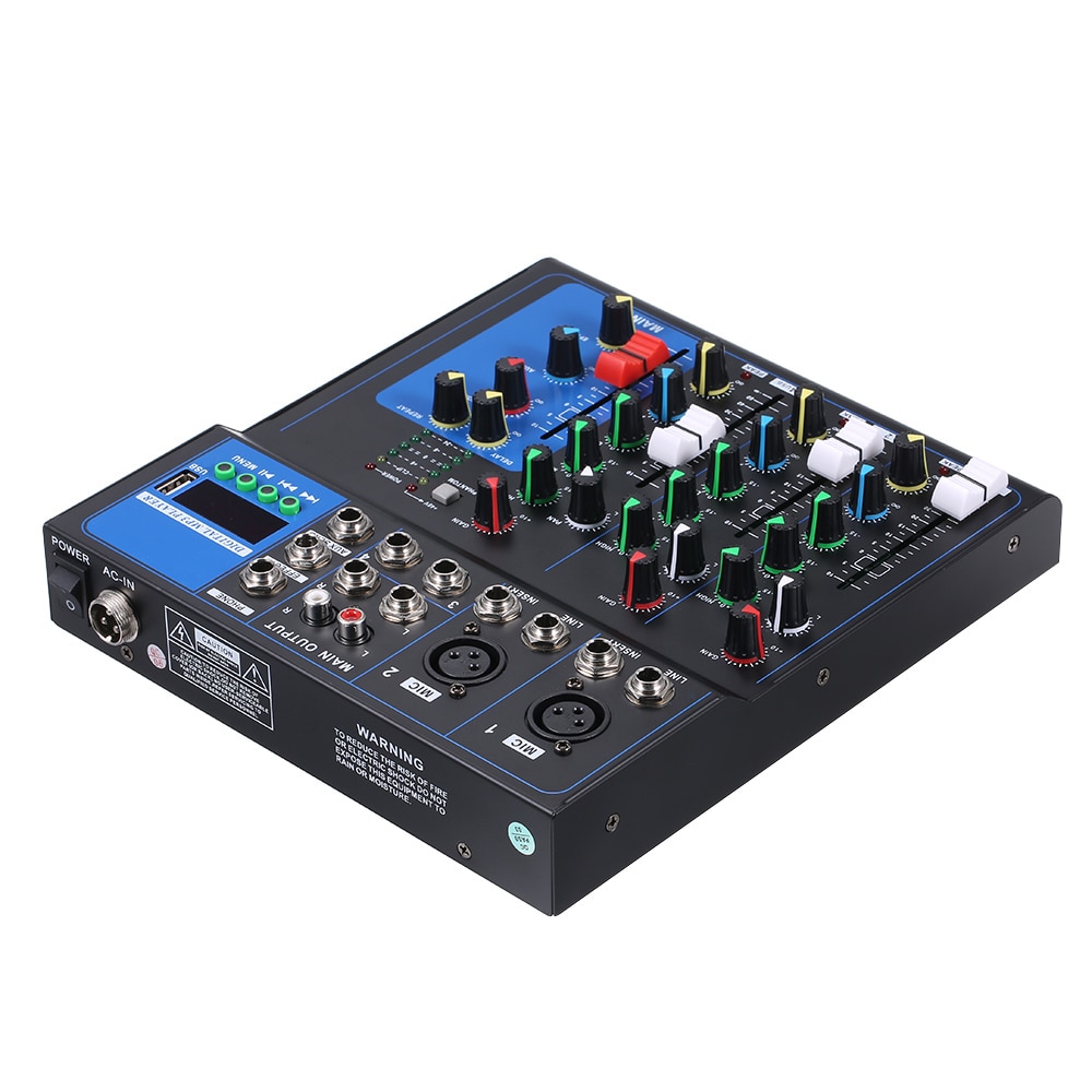 High Tone Multi-Function Recording Mixing Console 4-Channel Meeting Hosting Singing Mixing Console