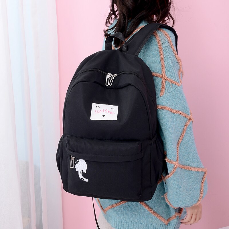 Preppy Style Women School Bag Brand Travel Backpack for Girls Teenagers Stylish Laptop Bag Rucksack Girl Schoolbag