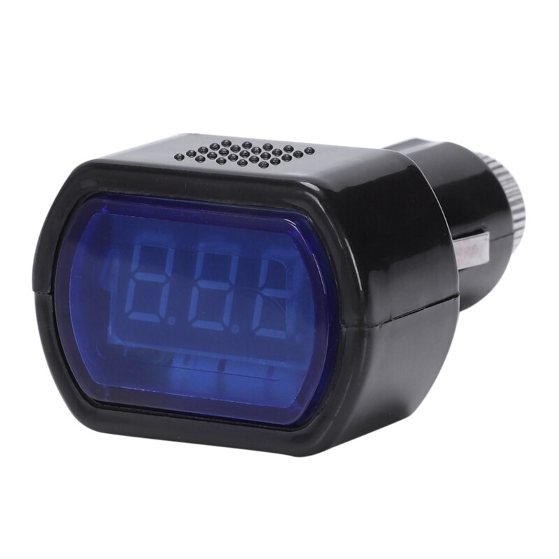 Lcd Sigarettenaansteker Voltage Digital Panel Meter Voltmeter Volt Monitor Voor Auto Truck
