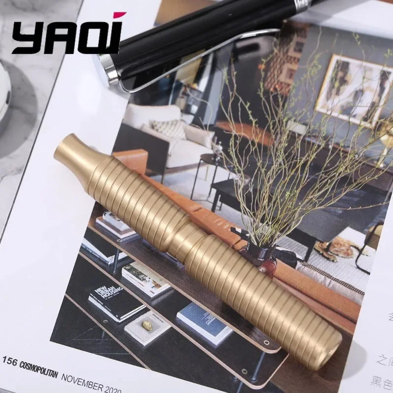 YAQI 88 mm massief messing materiaal veiligheidsscheermeshandvat voor scheerproducten voor mannen