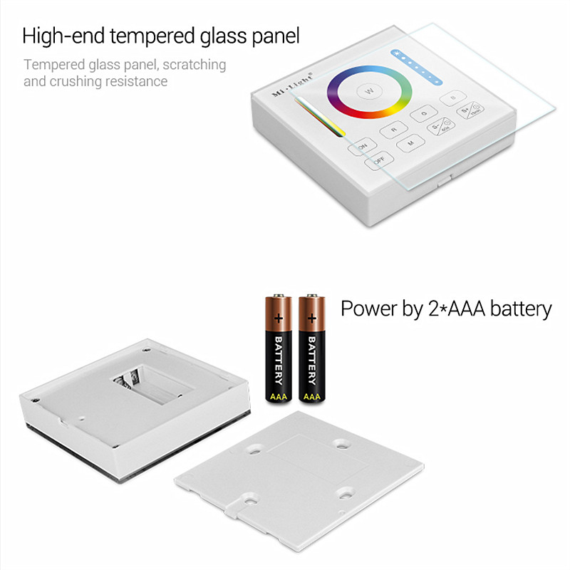 Mi Light B1 B2 B3 Panel Controller Wireless 2.4G RF Panel Control for Dim/CCT/RGB/RGBW/RGB+CCT MiBoxer LED Bulb / Strip