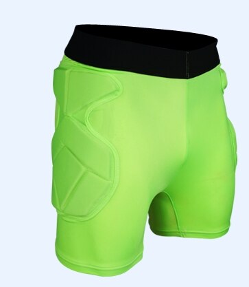 Men's Sport Soccer Goalkeeper Football Rugby Shorts Sponge Defend Ventilate Protective Gears with Hips Pads