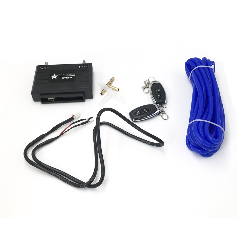 1Set Exhaust Control Valve Set With Vacuum Actuator Cutout Pipe Close Style with Wireless Remote Controller