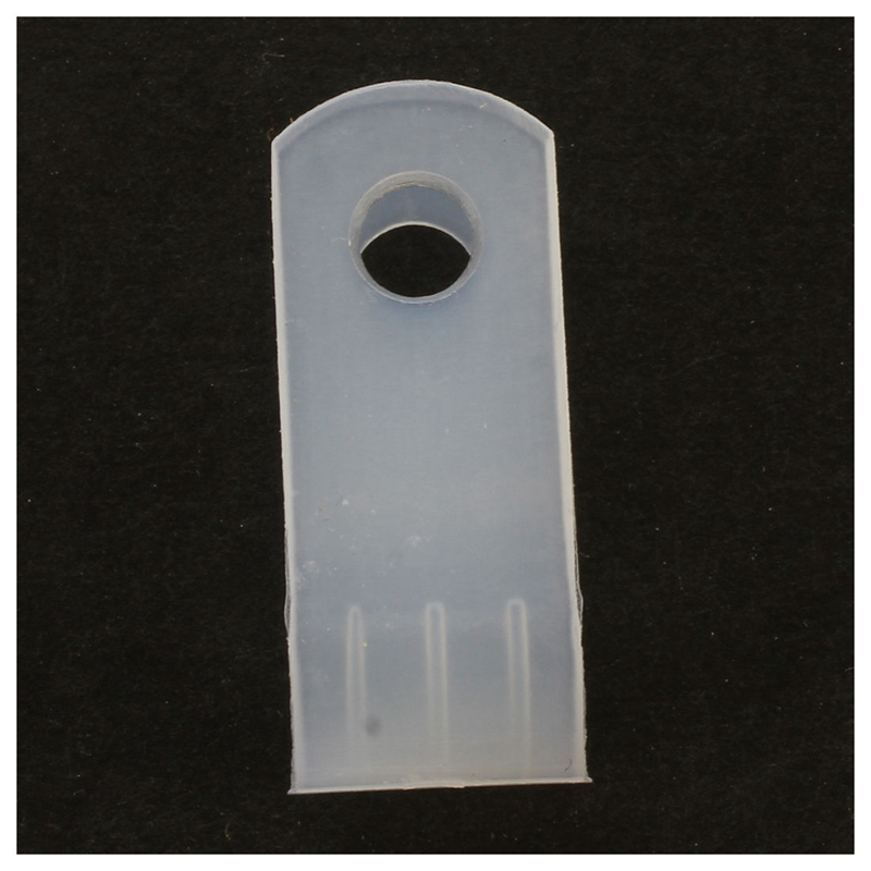 100 Pcs White Nylon Cable Clamp Organizer