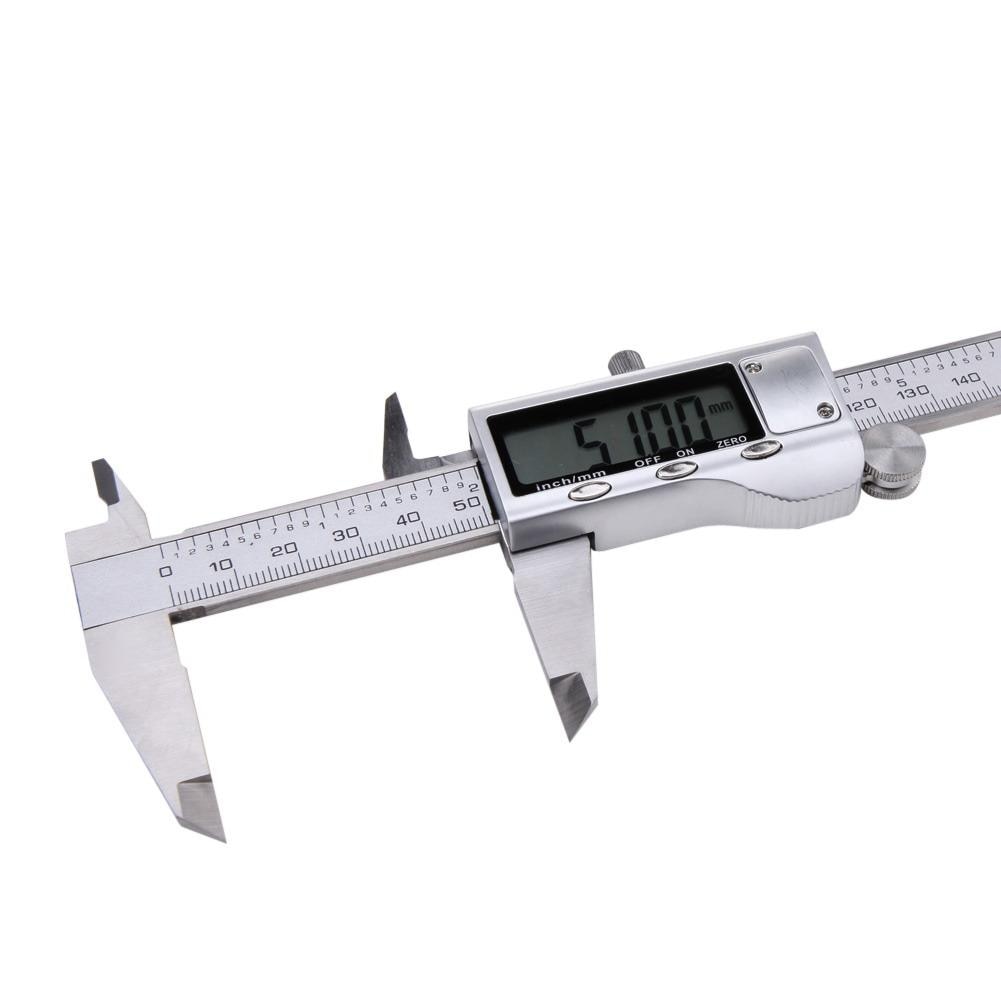 Metal Electronic Digital Vernier Caliper Micrometer Guage LCD