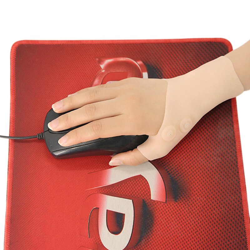 1 stücke Silikon Gel Magnet Therapie Handgelenk Daumen Unterstützung Handschuhe Arthritis Druck Korrektor Handschuhe YS-Kaufen