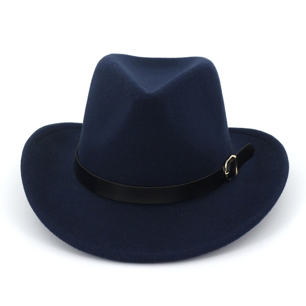 Fedora-hoed met brede rand en satijnen lint, vilt, panama-pet Fedora-hoed met brede rand en satijnen lint, vilt, panama-pet