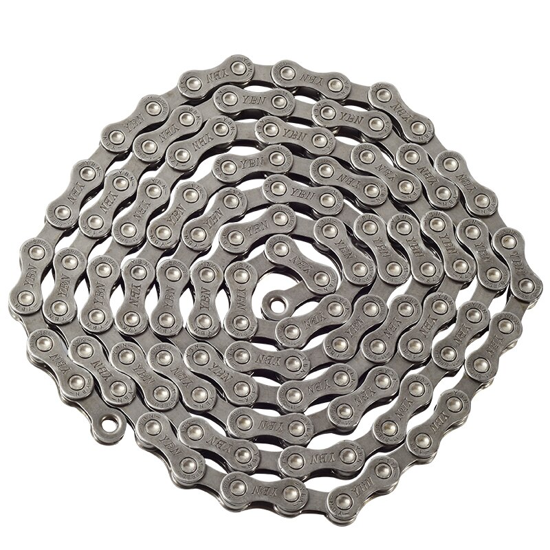 YBN cadena de bicicleta de 11 velocidades BMX bicicleta con hebilla mágica engranaje fijo bicicleta cadena 116 enlaces