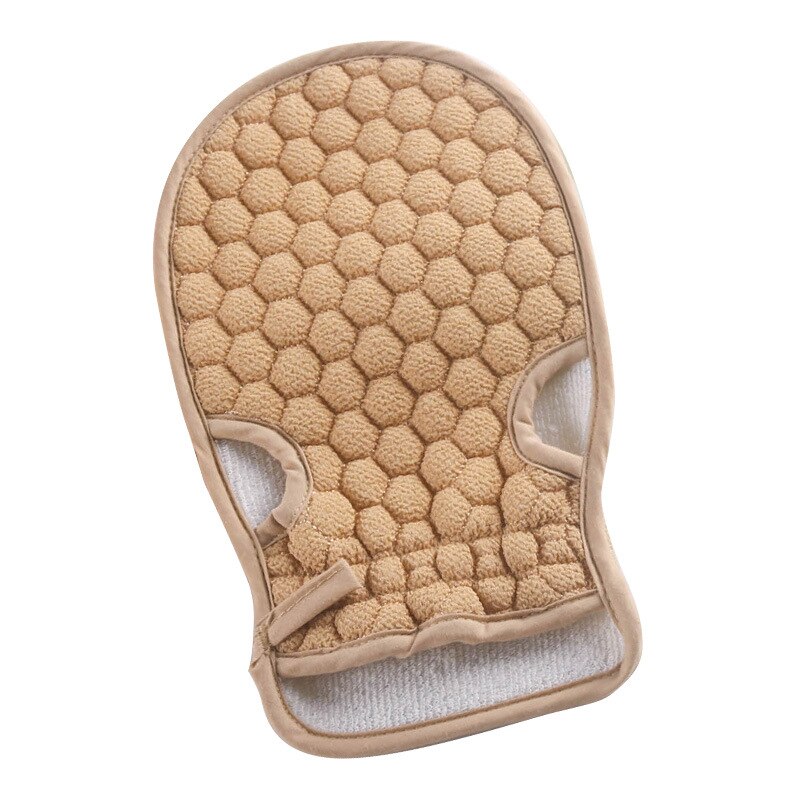 1PC Bath Body Shower Gloves Skin Exfoliating SPA Massage Mitt Lattice Particles Washcloth Body Scrubber Glove Bath for Showering: A