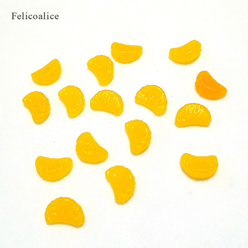 20pcs/bag Resin Fruit Slime Charms Additives Supplies Kit DIY Slime Accessories Filler For Fluffy Clear Slime Clay In Stock: 20pcs E