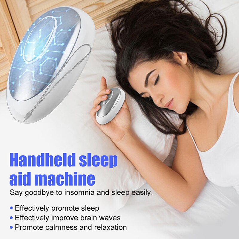 Handheld Sleep Aid Device Charging Insomnia Microcurrent Sleep Aid Instrument Holding Stress Relief Massager Relax Health Care