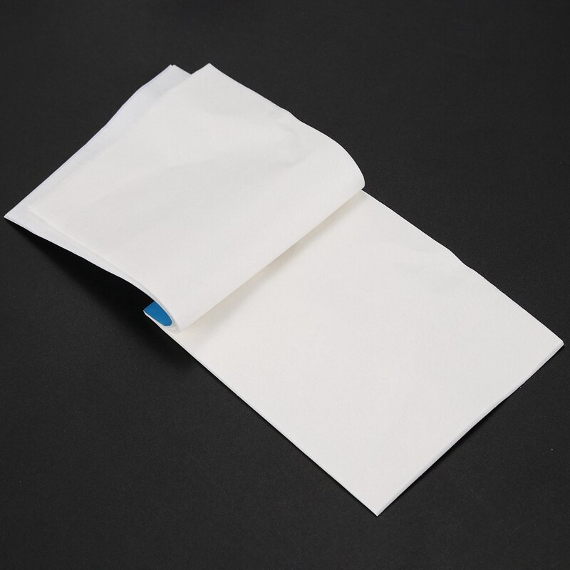 1 livret 50 pièces 10cm x 7.5cm papier de nettoyage doux blanc pour objectif de caméra