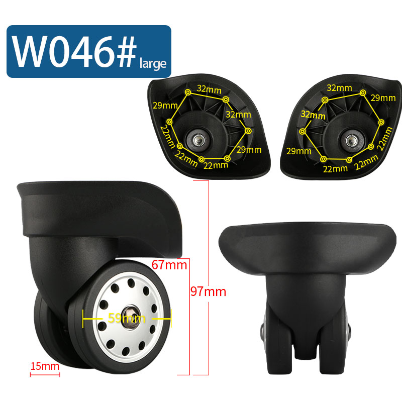 Luggage Replacement Wheels Suitcase on Wheels Replacement 14-30 Inch Luggage Accessories Silent Wheels for A Luggage Casters: Pink
