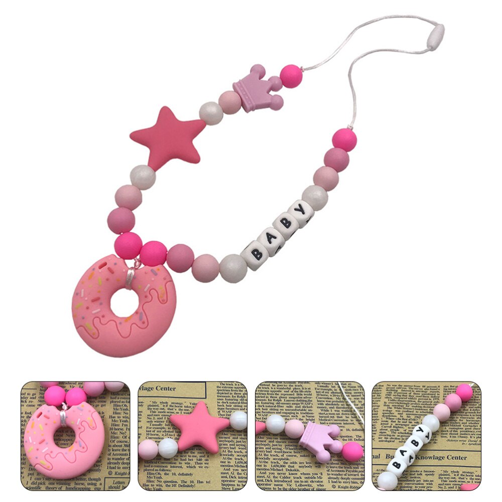 1 Pc Massaggiagengive Catena di Formazione Del bambino Masticare Catena di Sicurezza Dentizione Collana per Denti Infantili Del bambino Bocca Giocattolo Molare