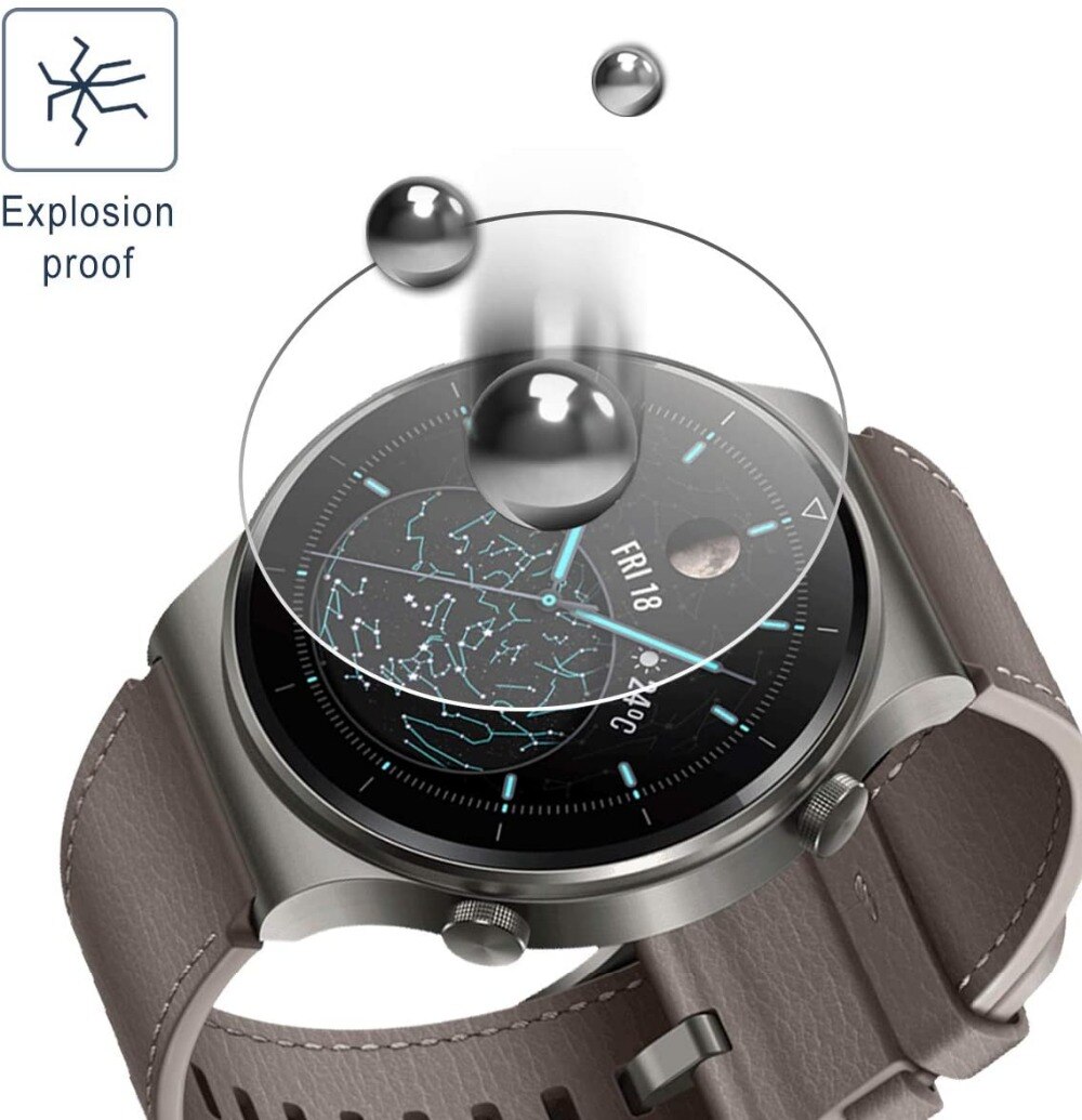 3D Gehard Glas Screen Protector Voor Huawei Horloge GT2 Pro Smartwatch Scherm Beschermende Film Voor Huawei GT2 Pro Cover Film
